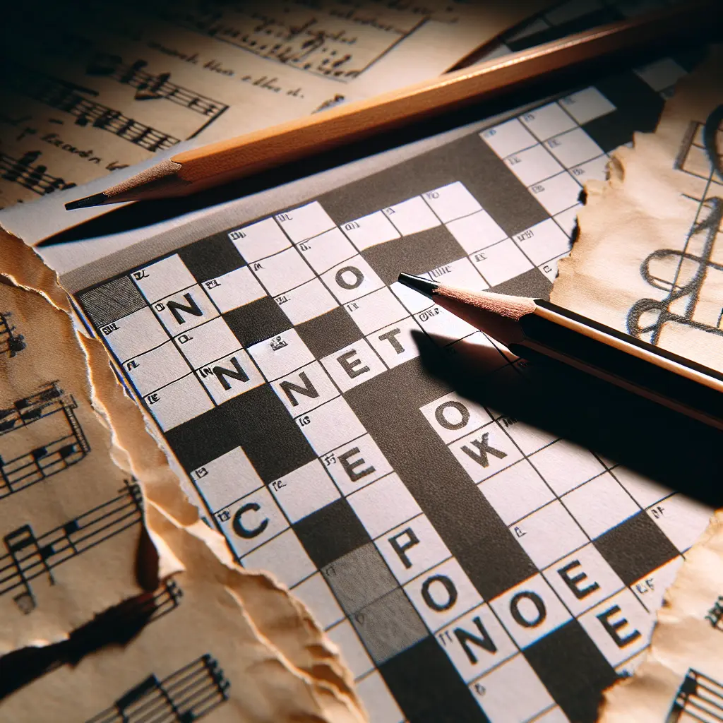 Note i krydsord løsninger